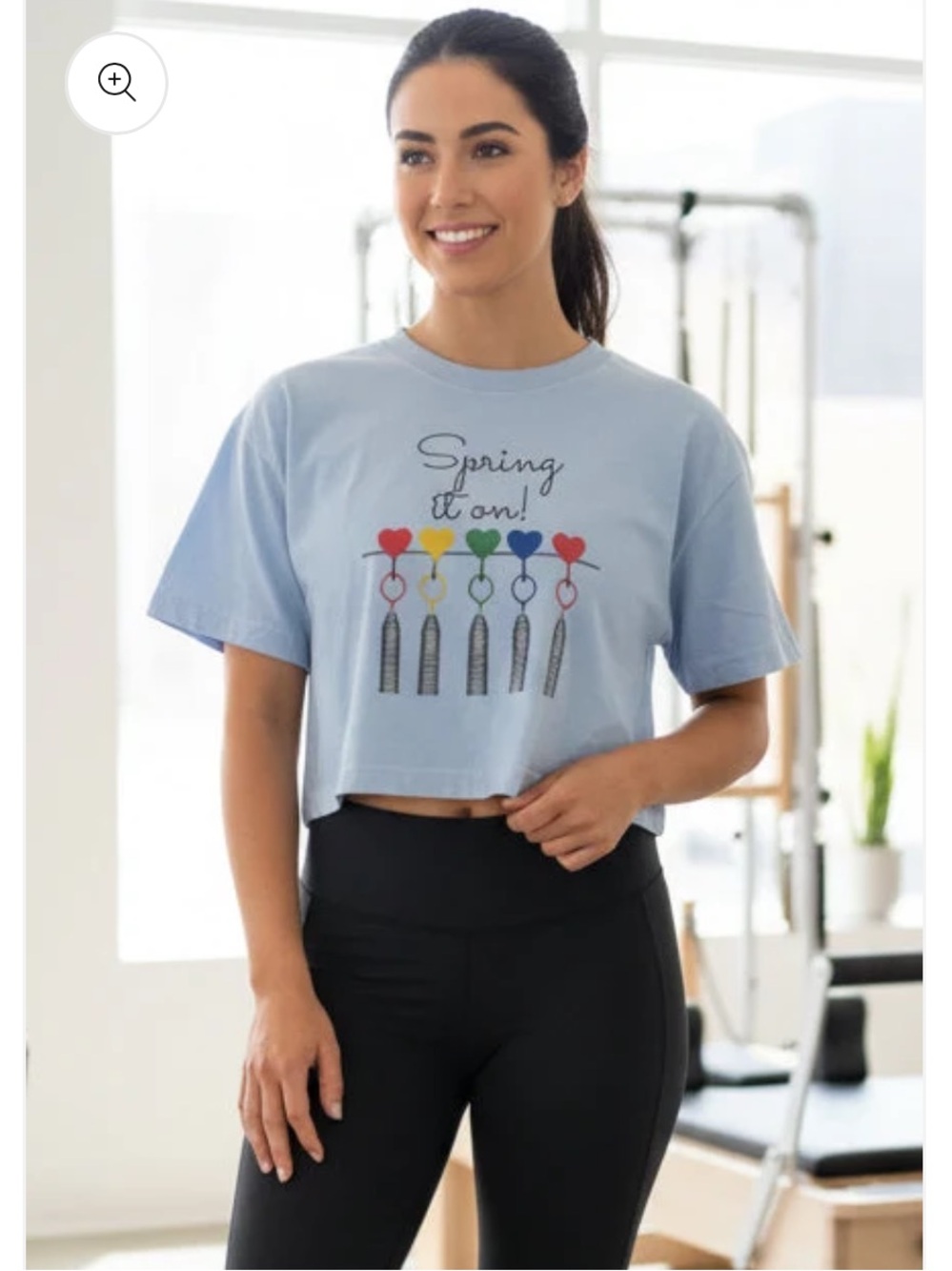 “Spring It On" Pilates Crop Top